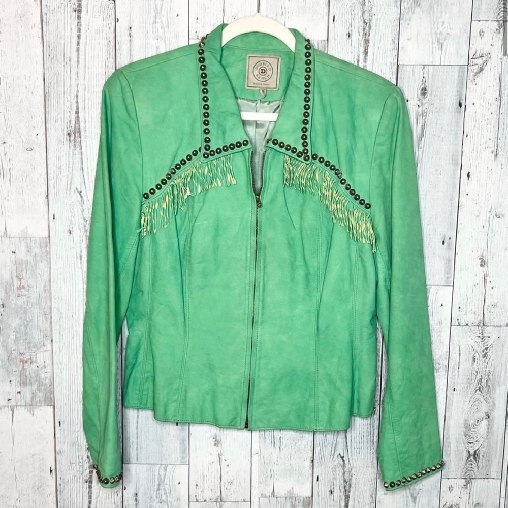 Western leather jacket Double D Ranch